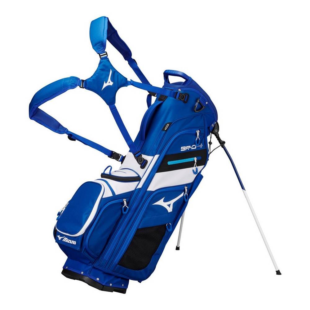 Mens Mizuno BR-D4 14-Way Stand Bag Blue/White Philippines (QCBJVT963)